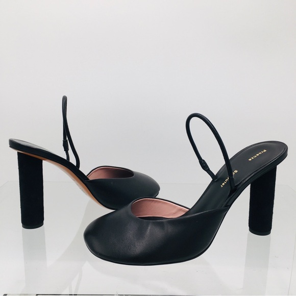 Proenza Schouler- Glove Slingback Pumps Nappa Black Size EU 38.5 M - Picture 8 of 16